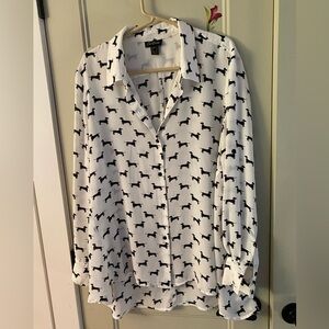 Simply adorable dachshund top - MADE IN CANADA